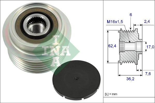 Alternator Freewheel Clutch